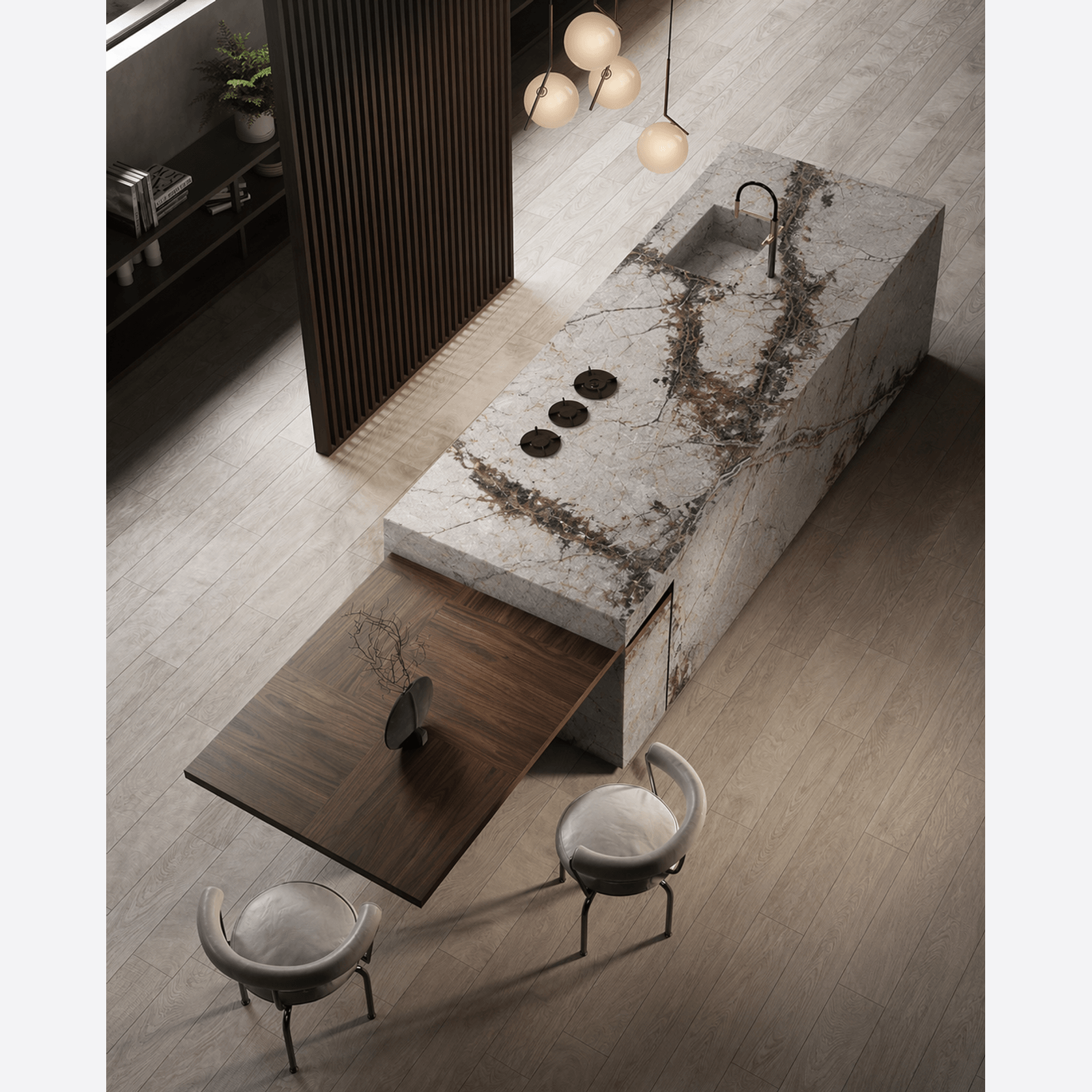 Tectonic Grey Marble | Natural Stone gallery detail image