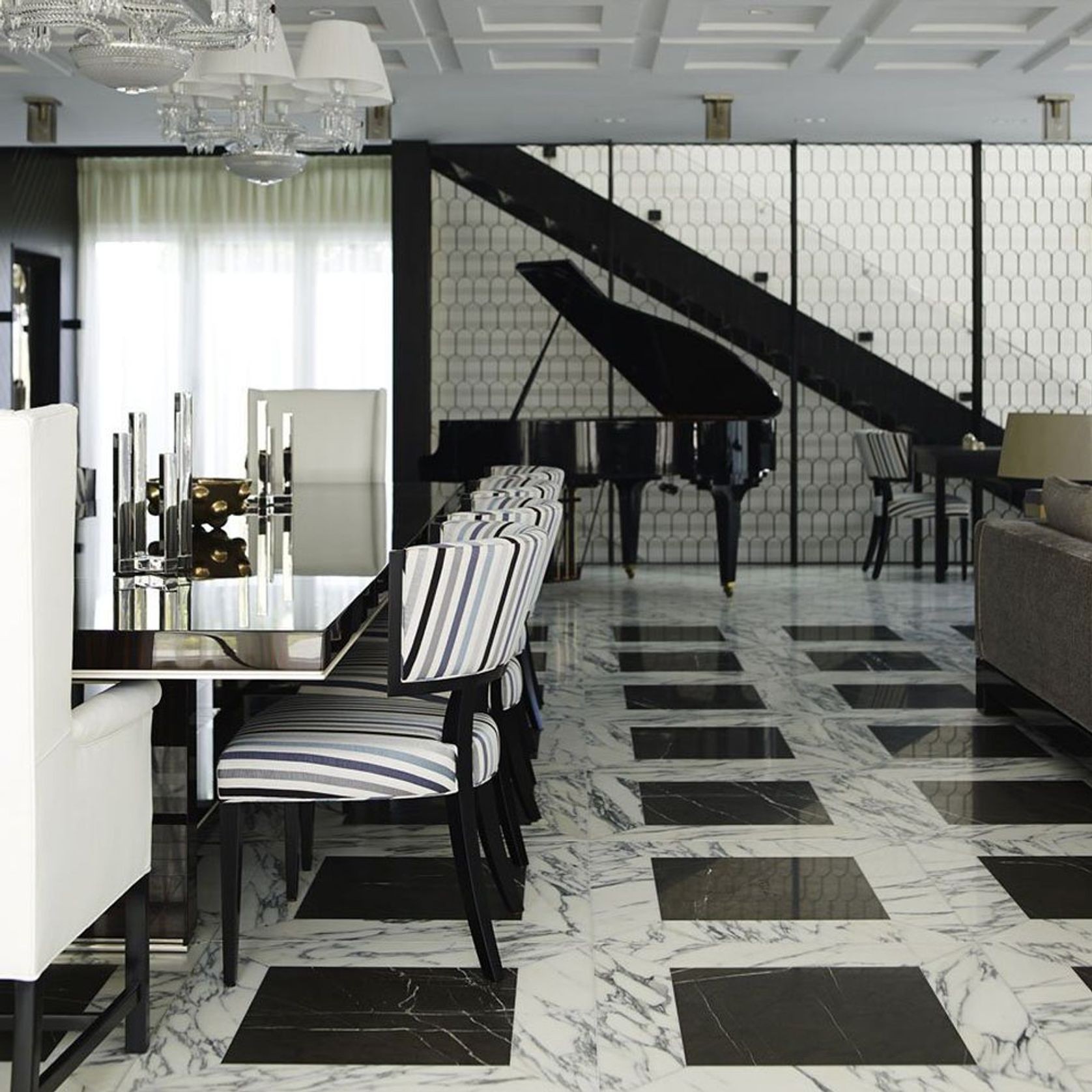 Natural Stone Slabs | Nero Marquina Marble gallery detail image