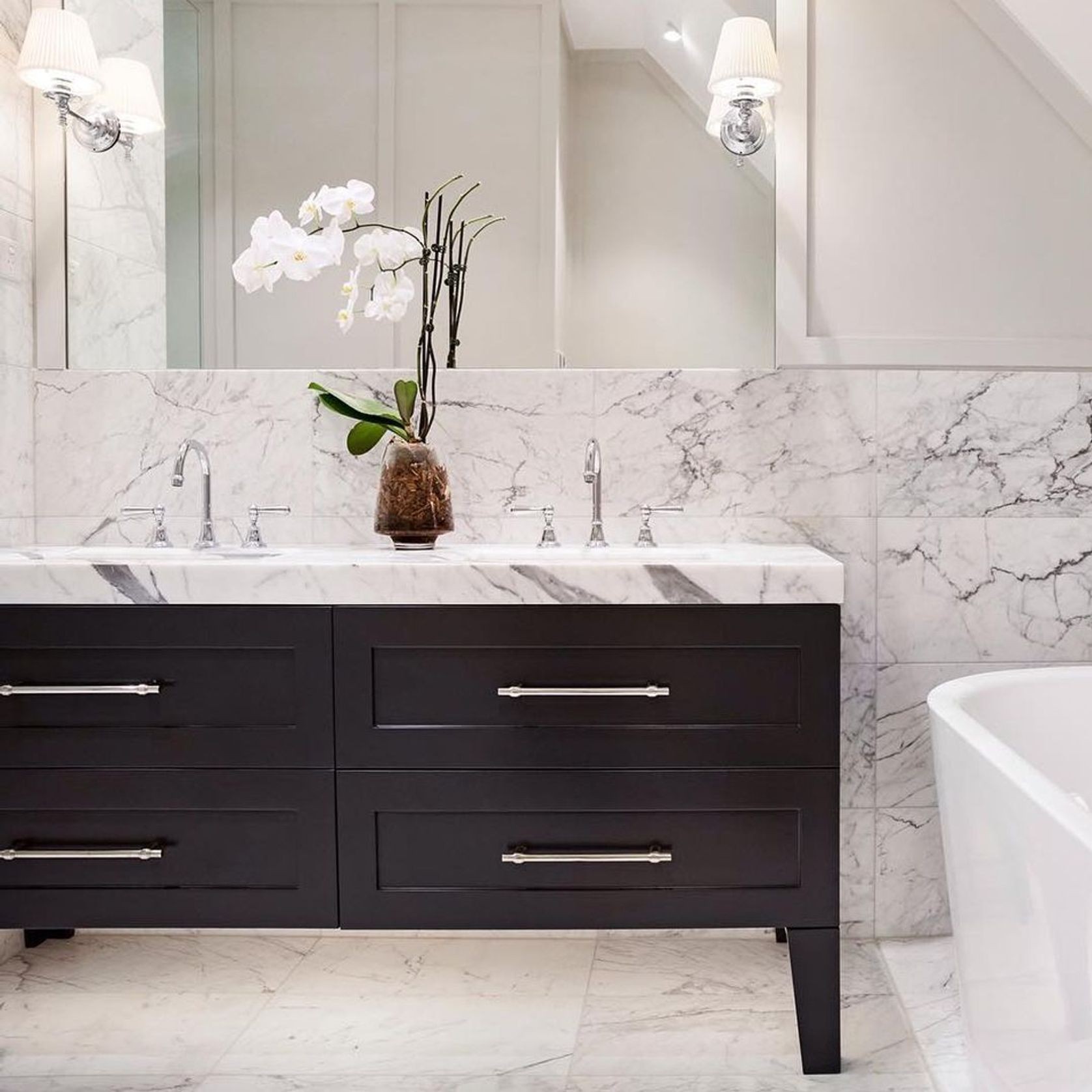 Natural Stone Slabs | Statuario Venato Marble gallery detail image