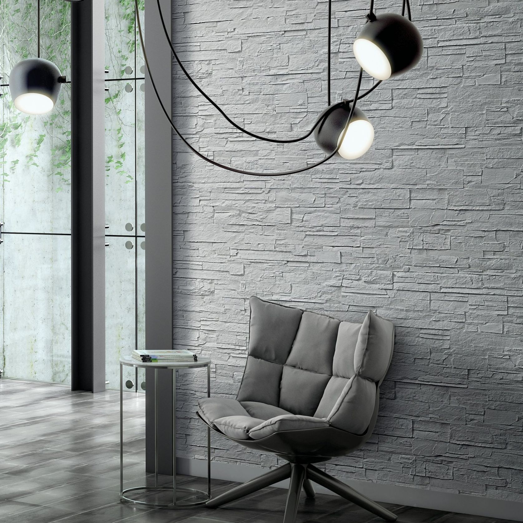 Strata Stone Wall Panels by Muros - modern stone look gallery detail image