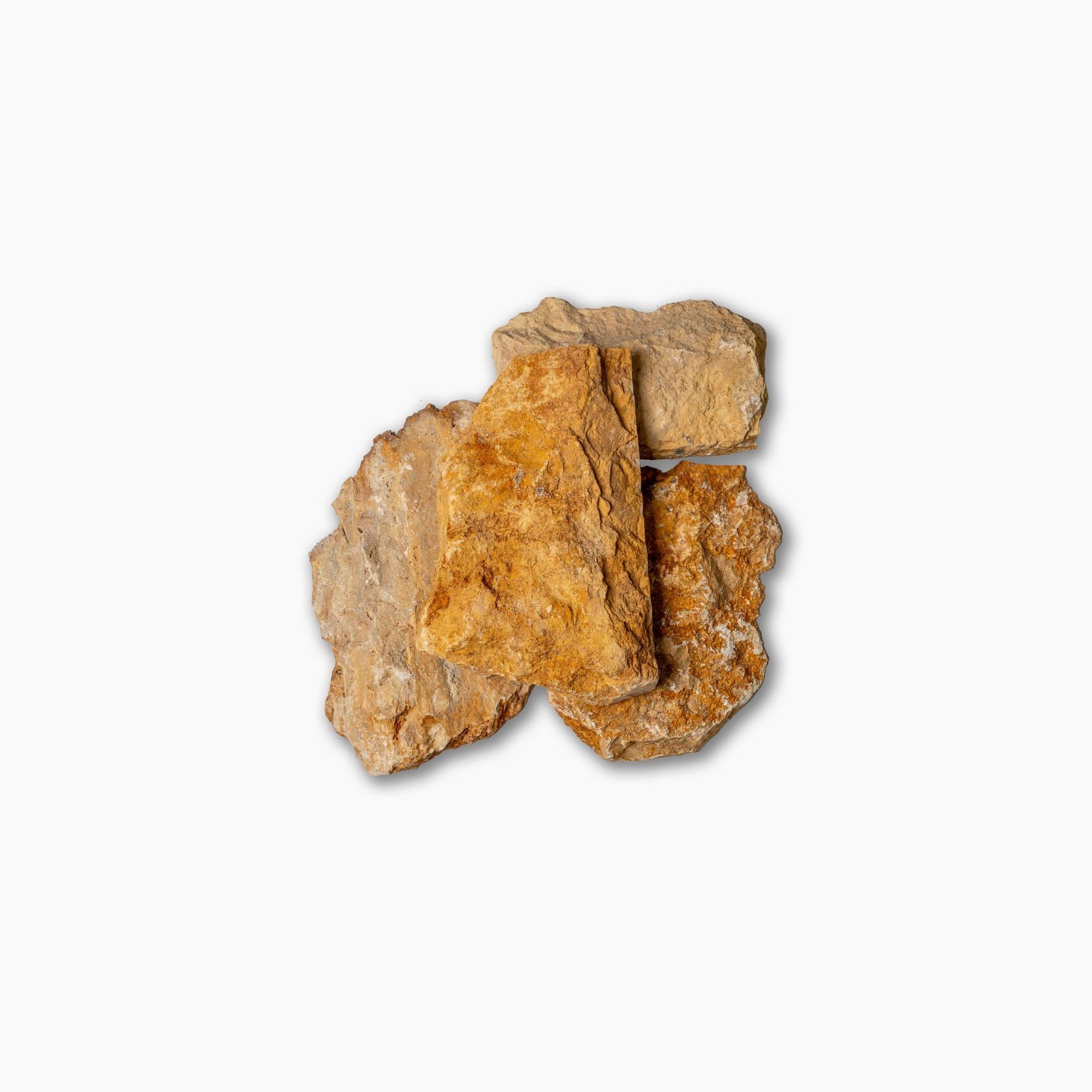 Giallo Travertine Rockface Random | Cladding - Loose gallery detail image