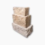 Latte Travertine Rockface | Cladding - Loose gallery detail image
