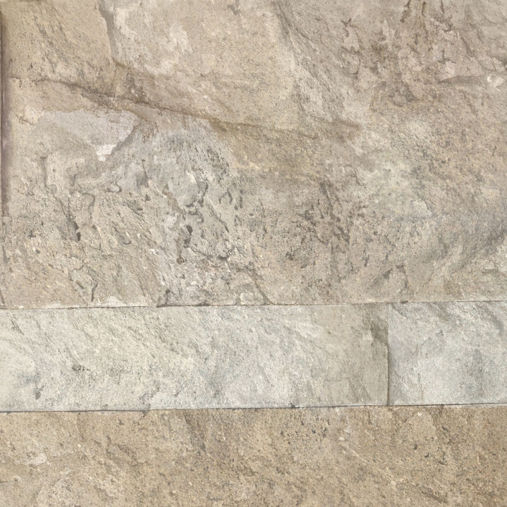 Latte Travertine Rockface | Cladding - Loose gallery detail image
