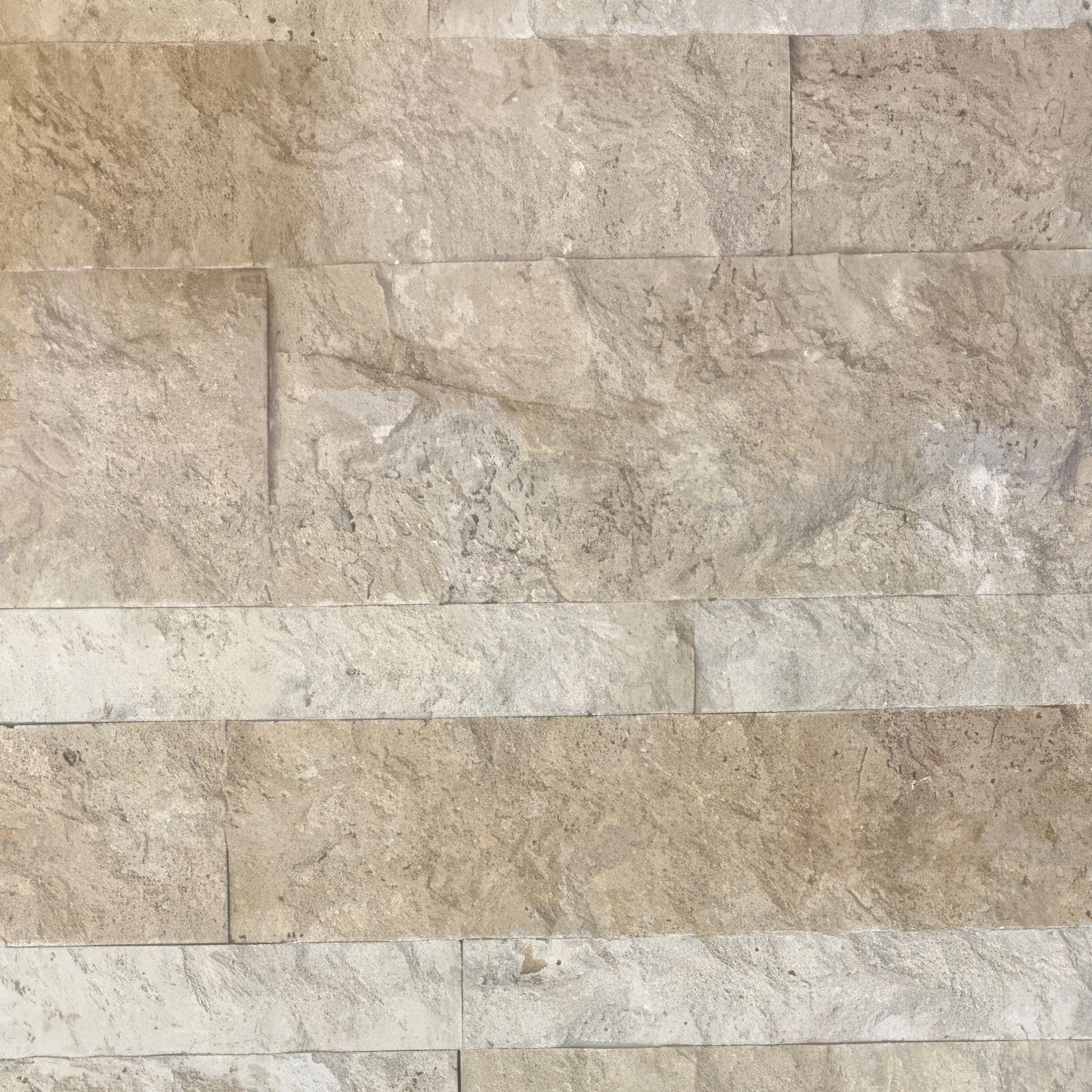 Latte Travertine Rockface | Cladding - Loose gallery detail image