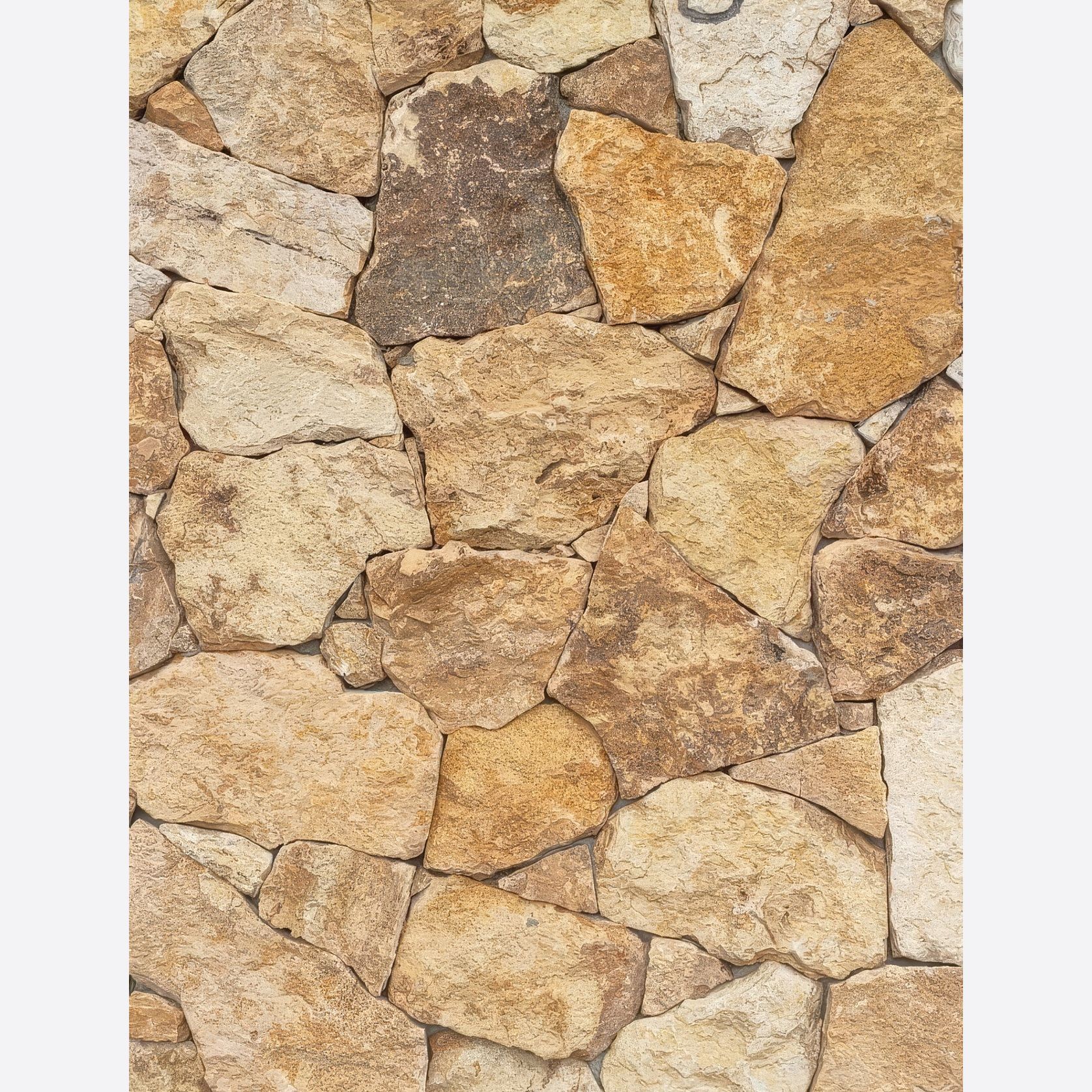 Giallo Travertine Rockface Random | Cladding - Loose gallery detail image