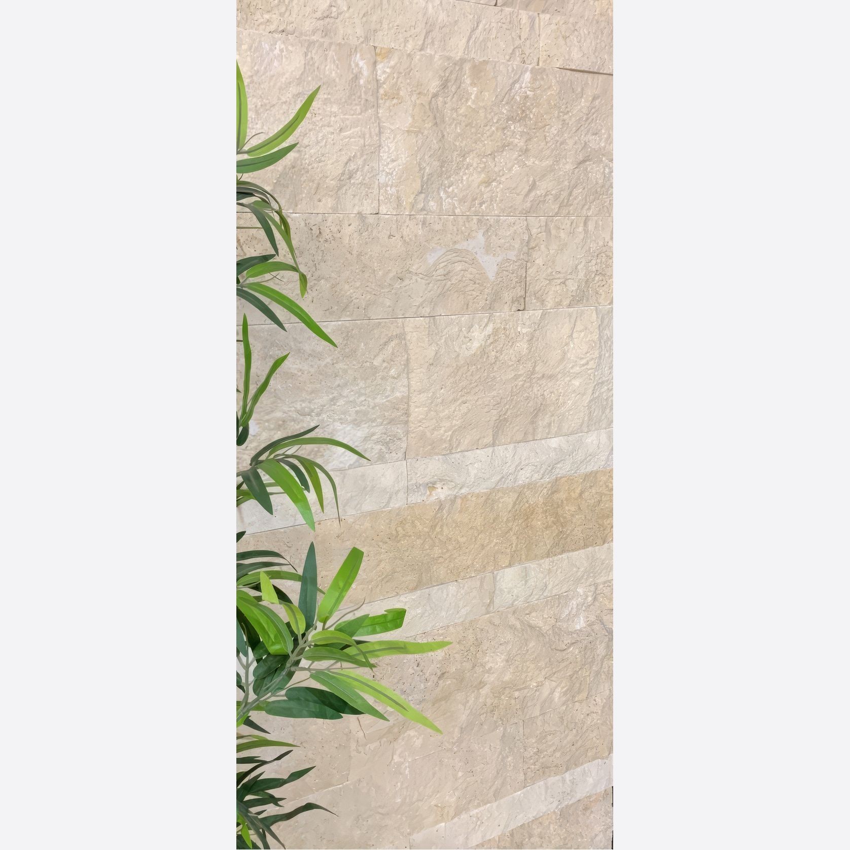 Latte Travertine Rockface | Cladding - Loose gallery detail image