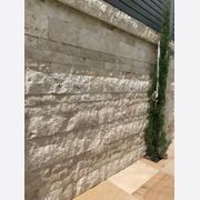 Latte Travertine Rockface | Cladding - Loose gallery detail image