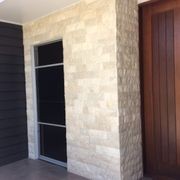 Latte Travertine Rockface | Cladding - Loose gallery detail image