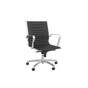 Euro Boardroom Table 3600 with Metro Midback Chair gallery detail image