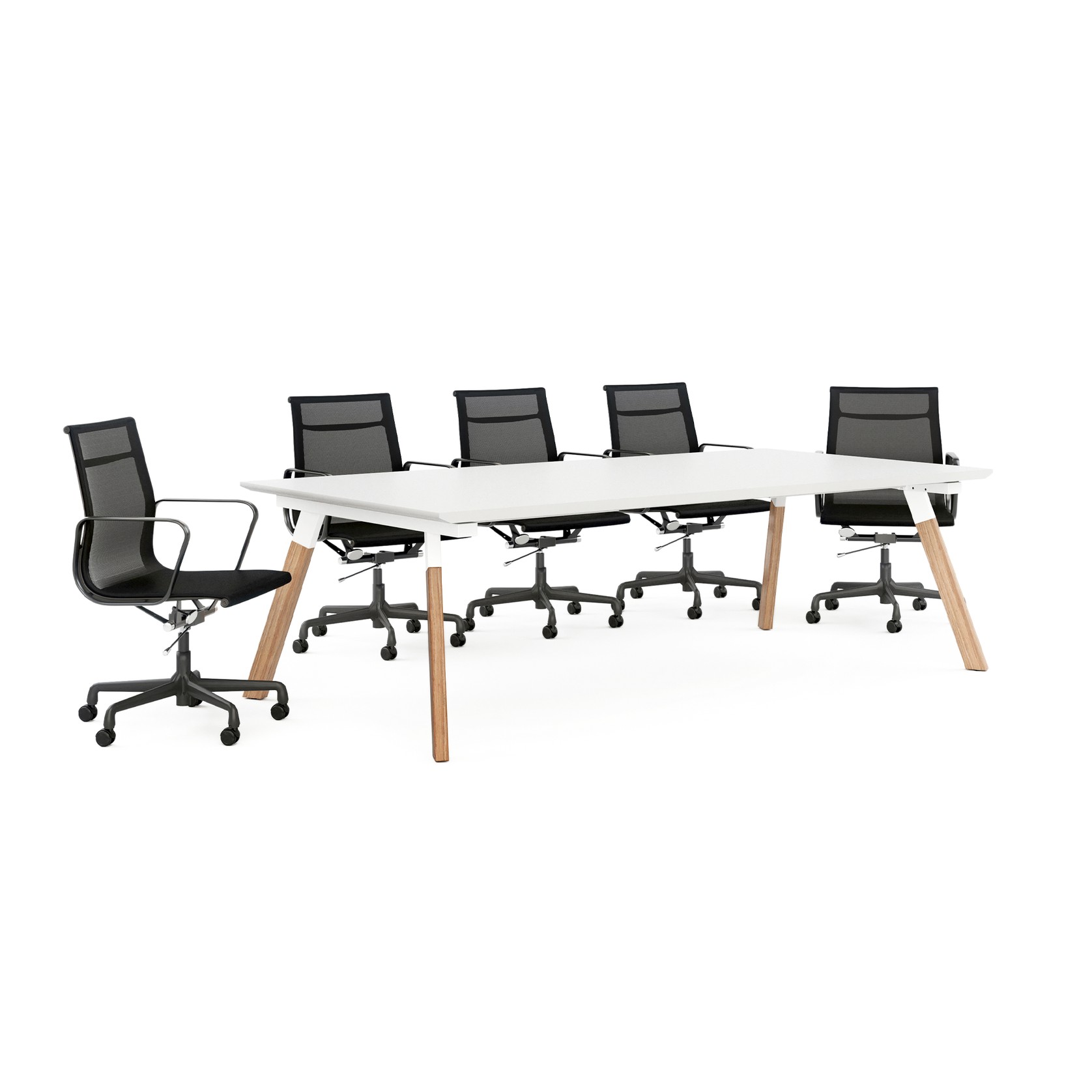 Envy Timber Meeting Table gallery detail image