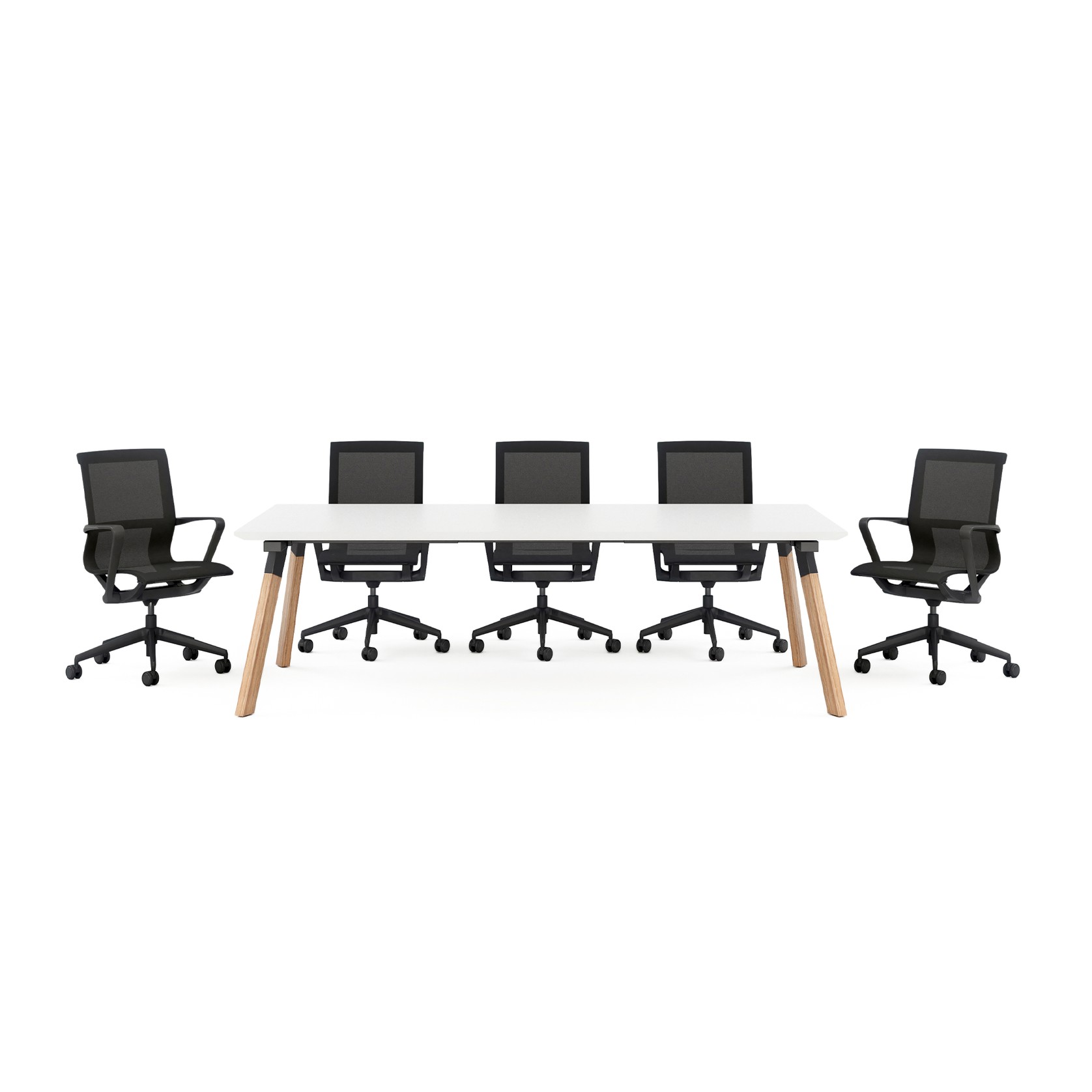Envy Timber Meeting Table gallery detail image