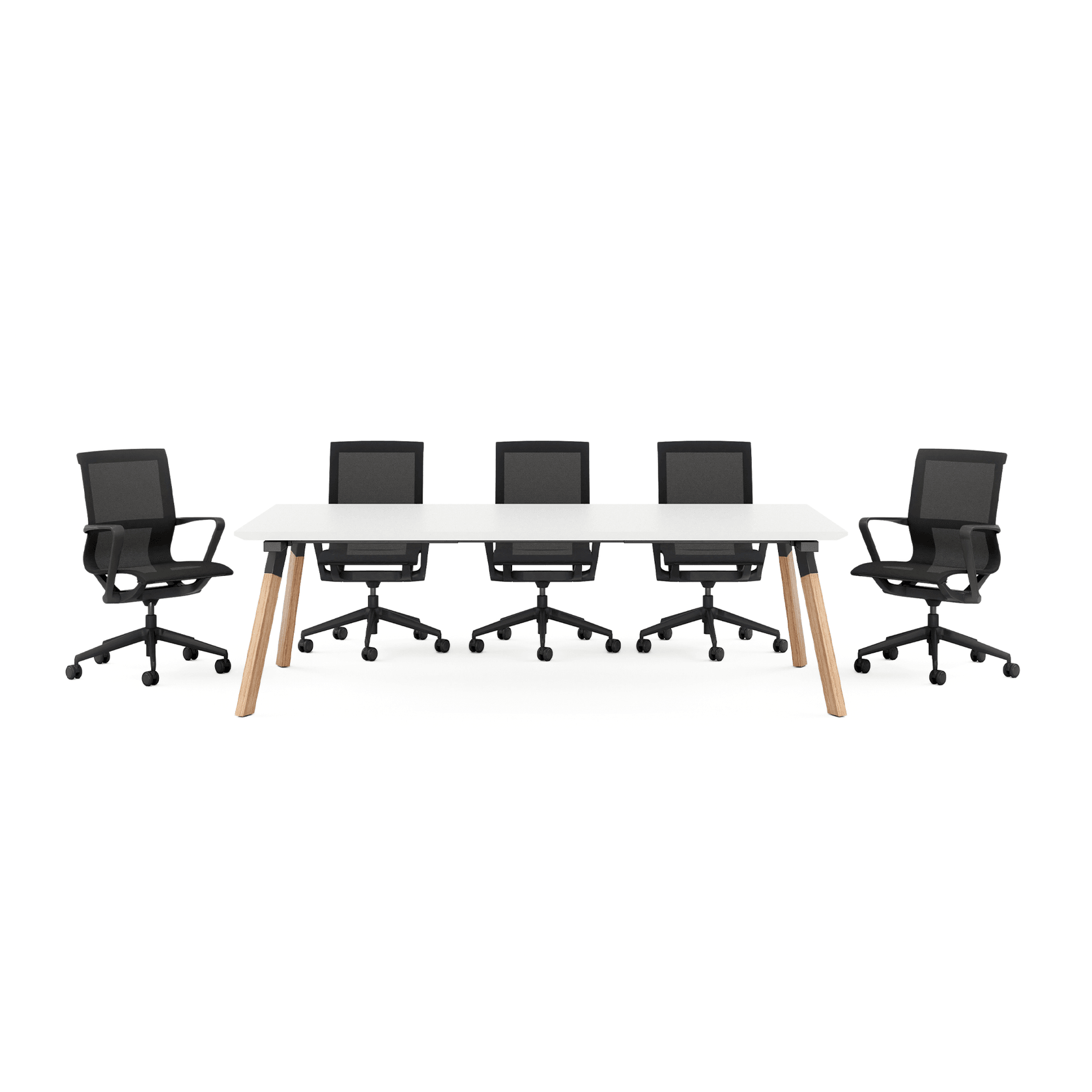 Envy Timber Meeting Table gallery detail image