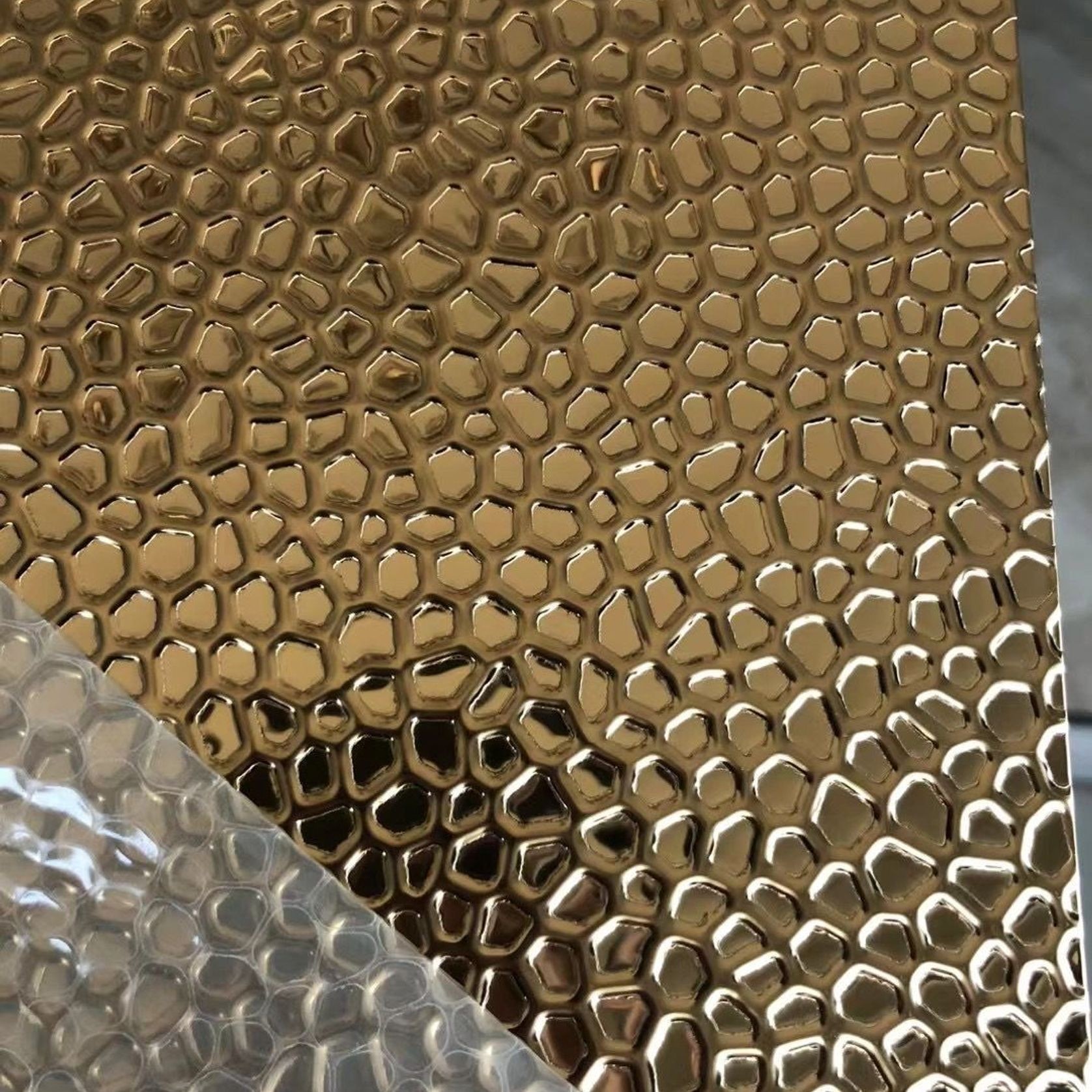 Embossed Stainless Steel | Wall Finishes gallery detail image