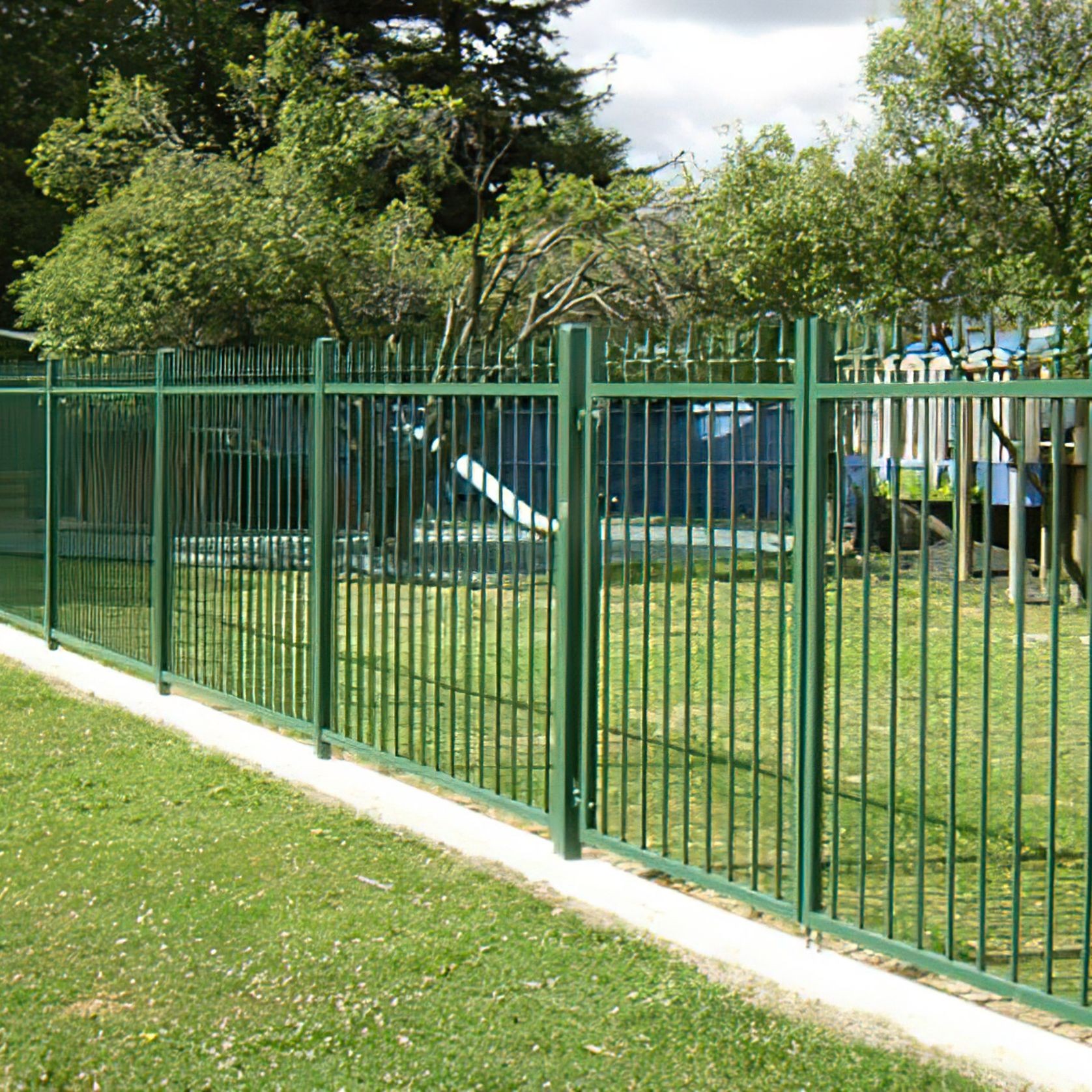 Oxford - Tubular School Fence gallery detail image