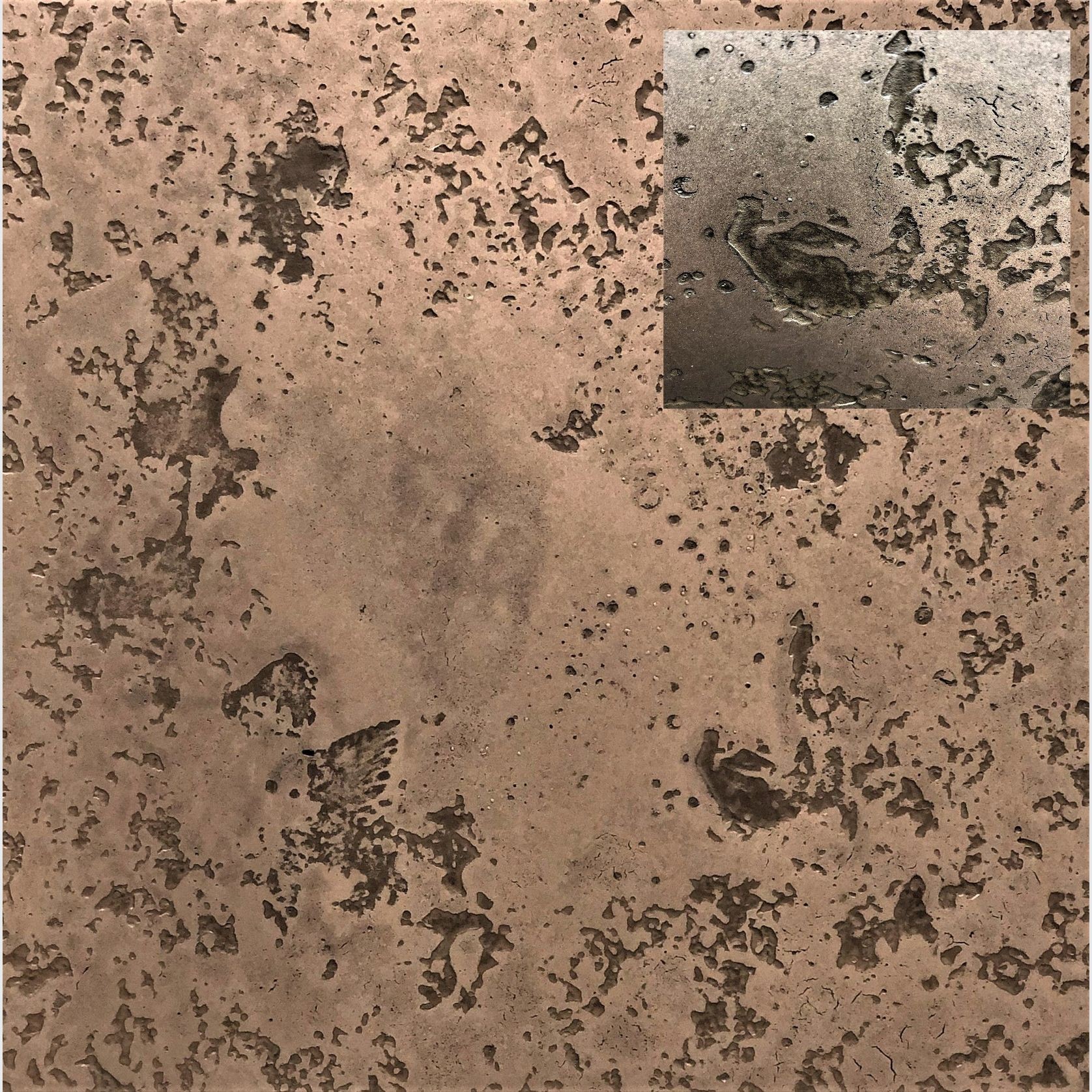 Bronze Carved Texture | Liquid Metal Finish gallery detail image