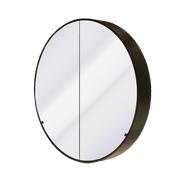 Kzoao 900mm Round Black Mirror Cabinet gallery detail image