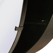 Kzoao 900mm Round Black Mirror Cabinet gallery detail image