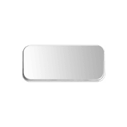 1100mm Rectangle Matte White Mirror With Shelf gallery detail image