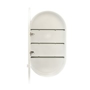 Kzoao 500mm Oval White Mirror Cabinet gallery detail image