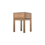 Huey Single Timber Bedside Table gallery detail image