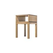 Huey Single Timber Bedside Table gallery detail image
