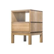 Huey Double Timber Bedside Table gallery detail image