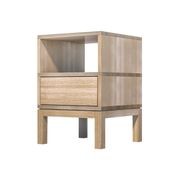 Huey Double Timber Bedside Table gallery detail image