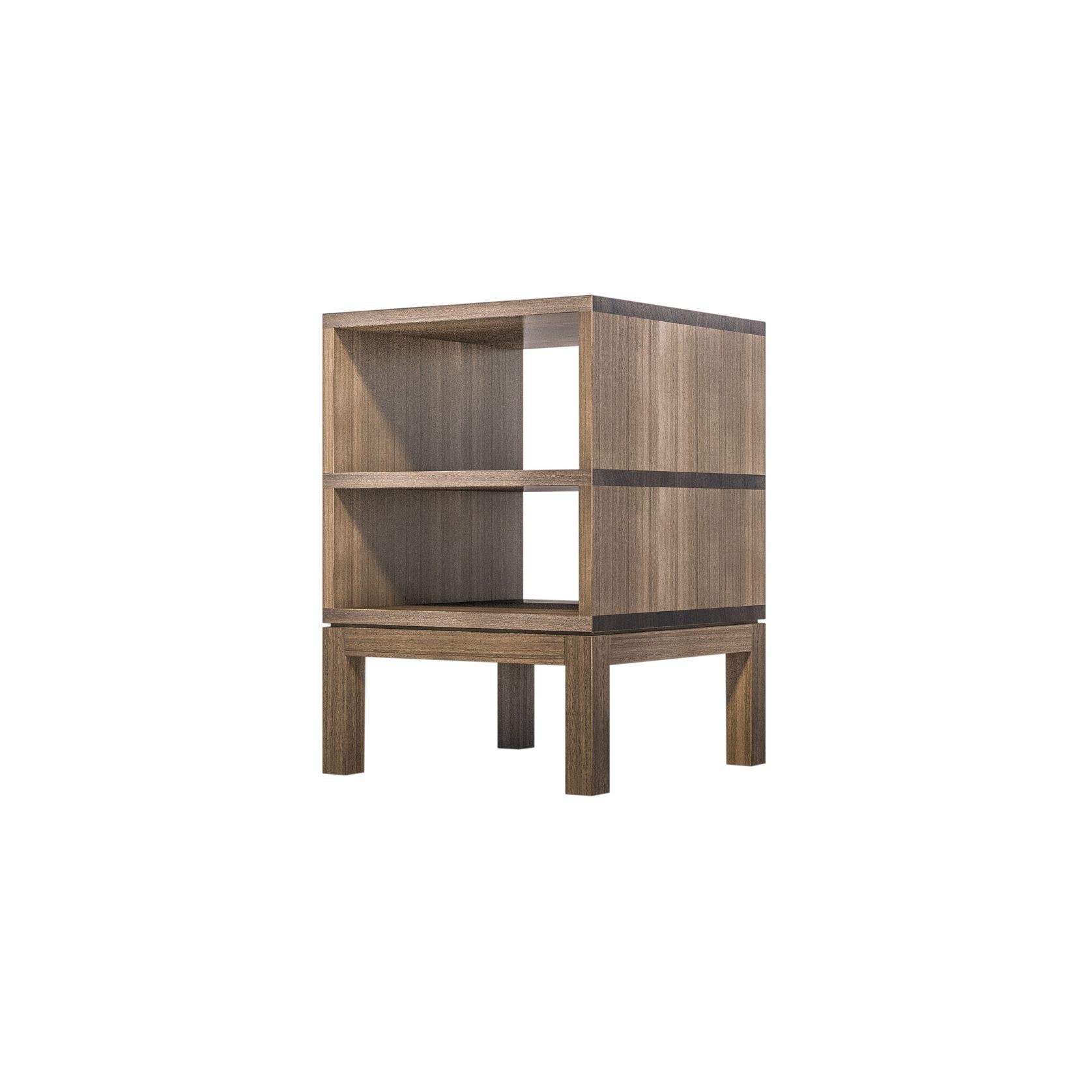 Huey Double Timber Bedside Table gallery detail image