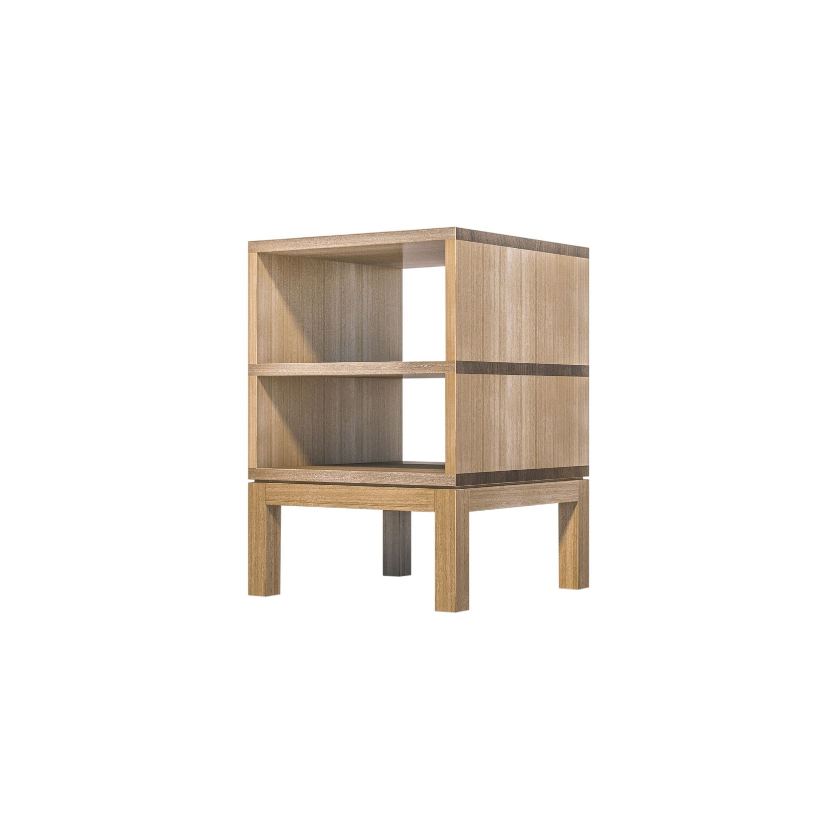 Huey Double Timber Bedside Table gallery detail image