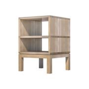 Huey Double Timber Bedside Table gallery detail image