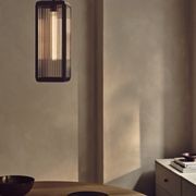 Lilac Reeded Pendant Light gallery detail image