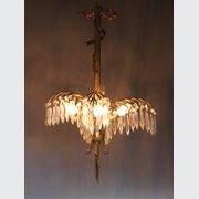 A Pair Of French Regency Palm Tree Chandeliers gallery detail image
