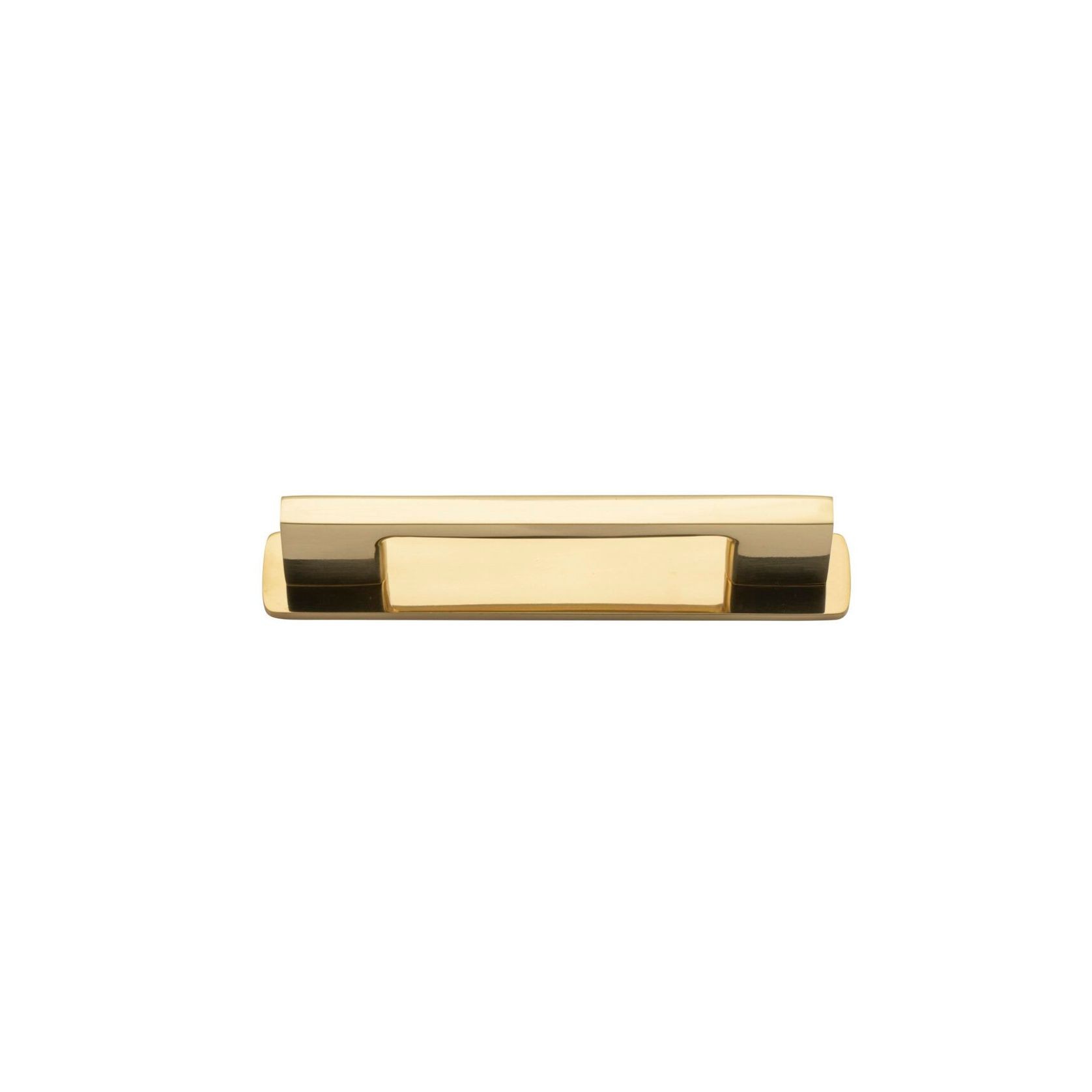 Cali Cabinet Pull with Backplate - CTC 96mm gallery detail image