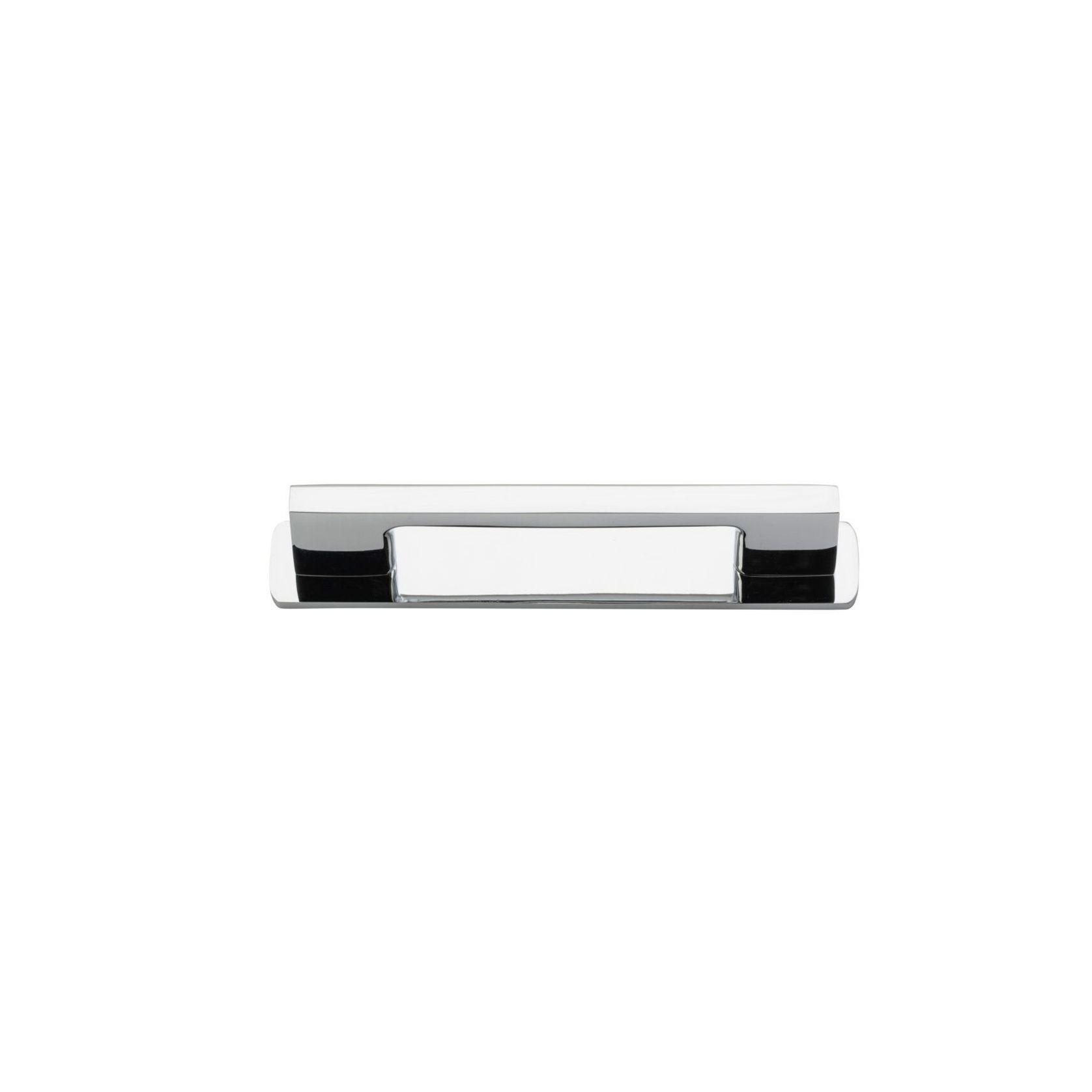 Cali Cabinet Pull with Backplate - CTC 96mm gallery detail image