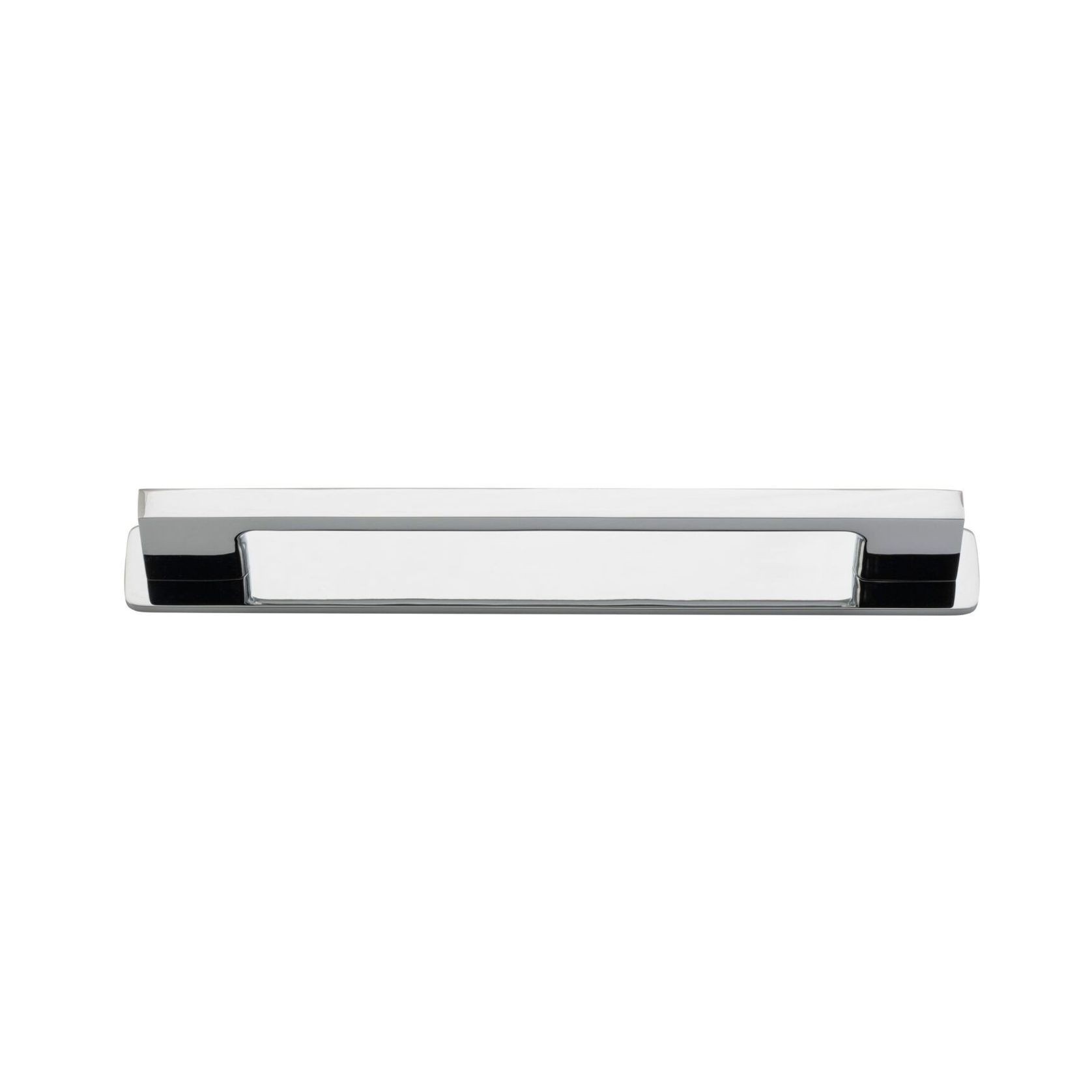 Cali Cabinet Pull with Backplate - CTC 160mm gallery detail image