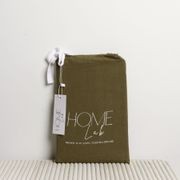 100% French Flax Linen Euro Pillowcase- Khaki gallery detail image