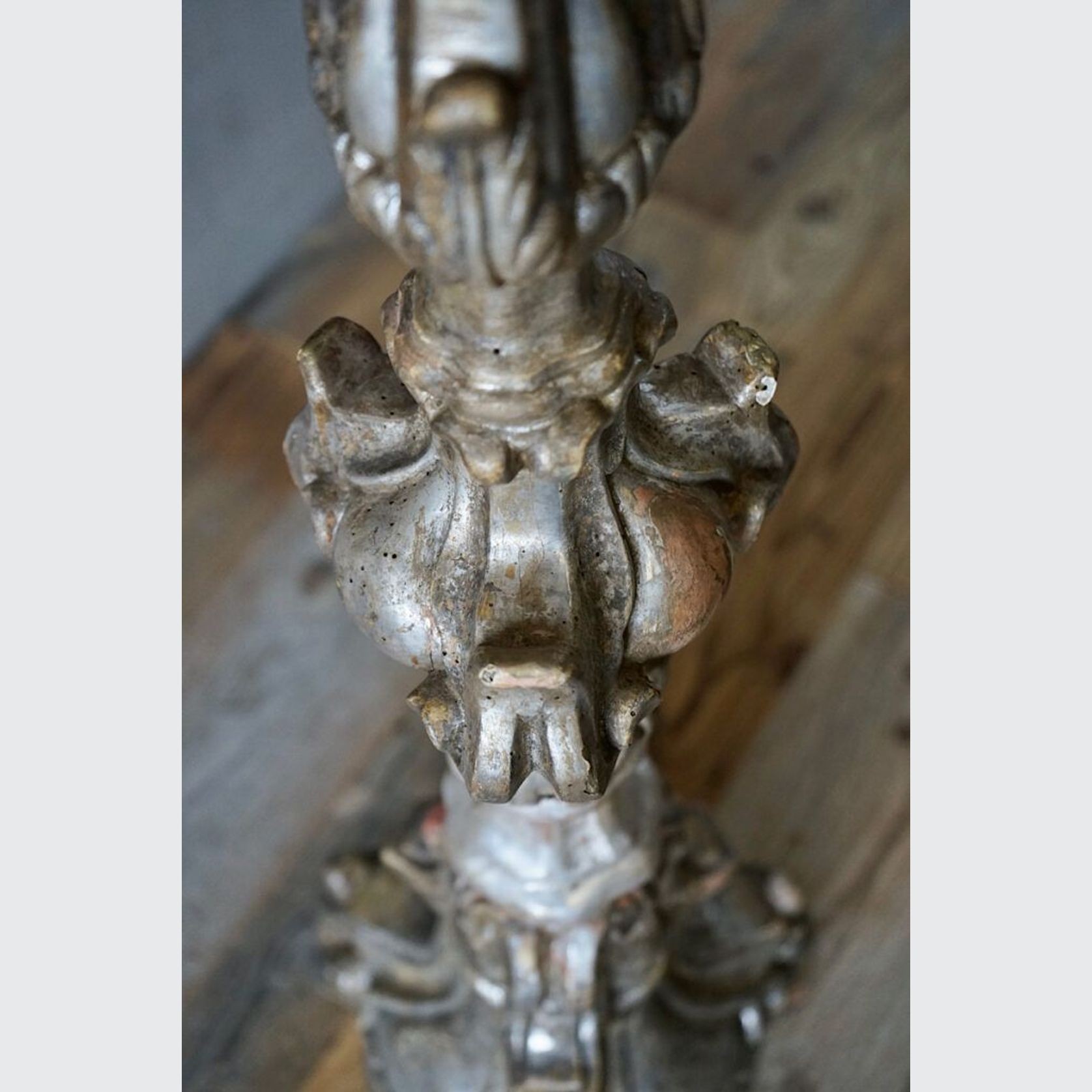 Large Antique Italian Torchere Candlestick - 1230mm gallery detail image