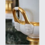 Baudour Empire Style Porcelain Covered Vases gallery detail image