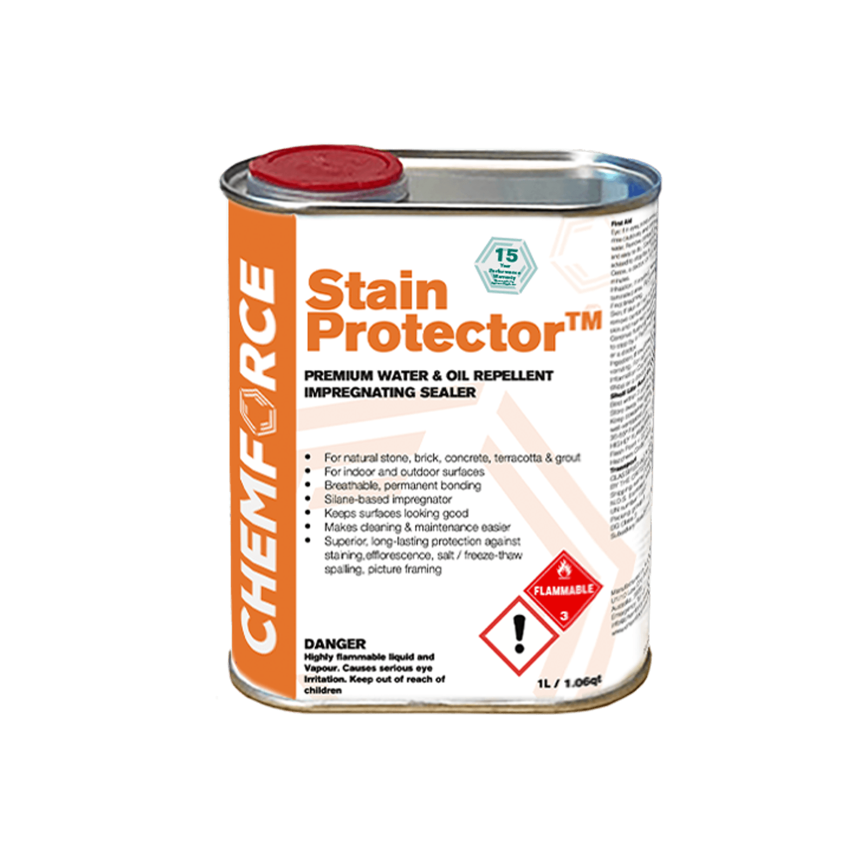 Stain Protector - Natural Finish Stone Sealer - 1 Litre gallery detail image