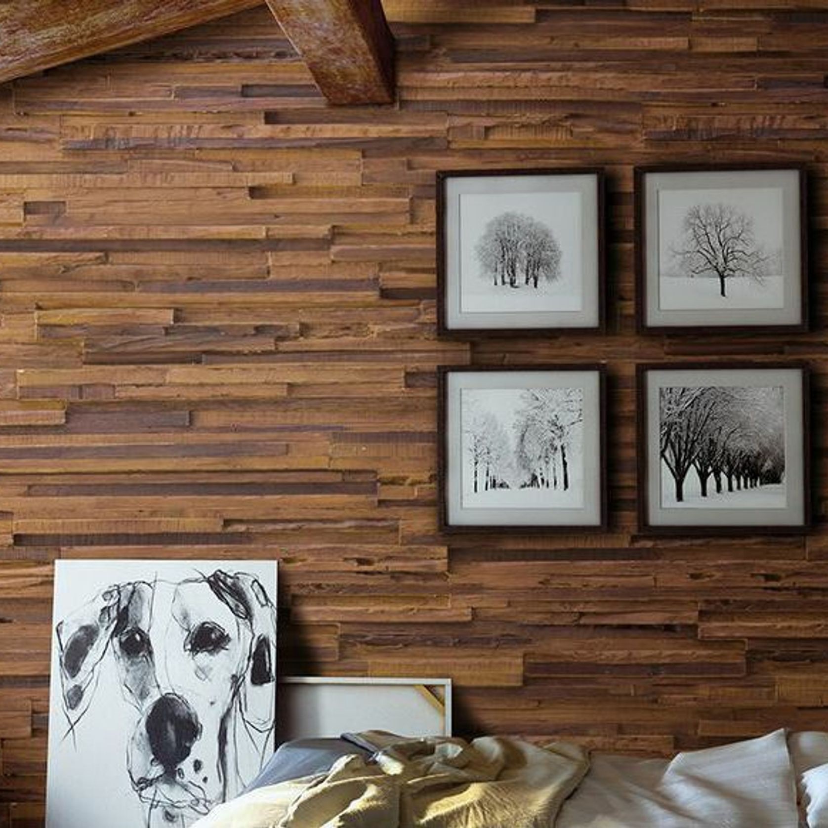 Wedgewood Wood Wall Panel by Muros | Hazelnut Timber gallery detail image