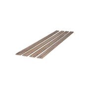 WOODFLEX Outdoor & Indoor Solid Hard Wood Slat Wall & Ceiling Cladding - Oak - 2700mm x 560mm gallery detail image