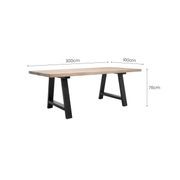 Sturdia Teak Table 300cm gallery detail image