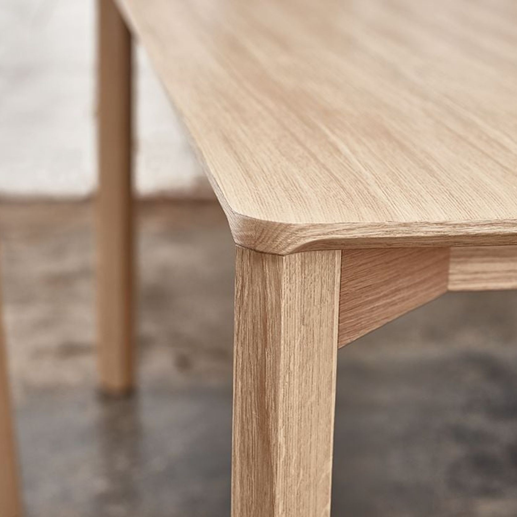 Lasu Dining Table - Natural Oak - by TON gallery detail image