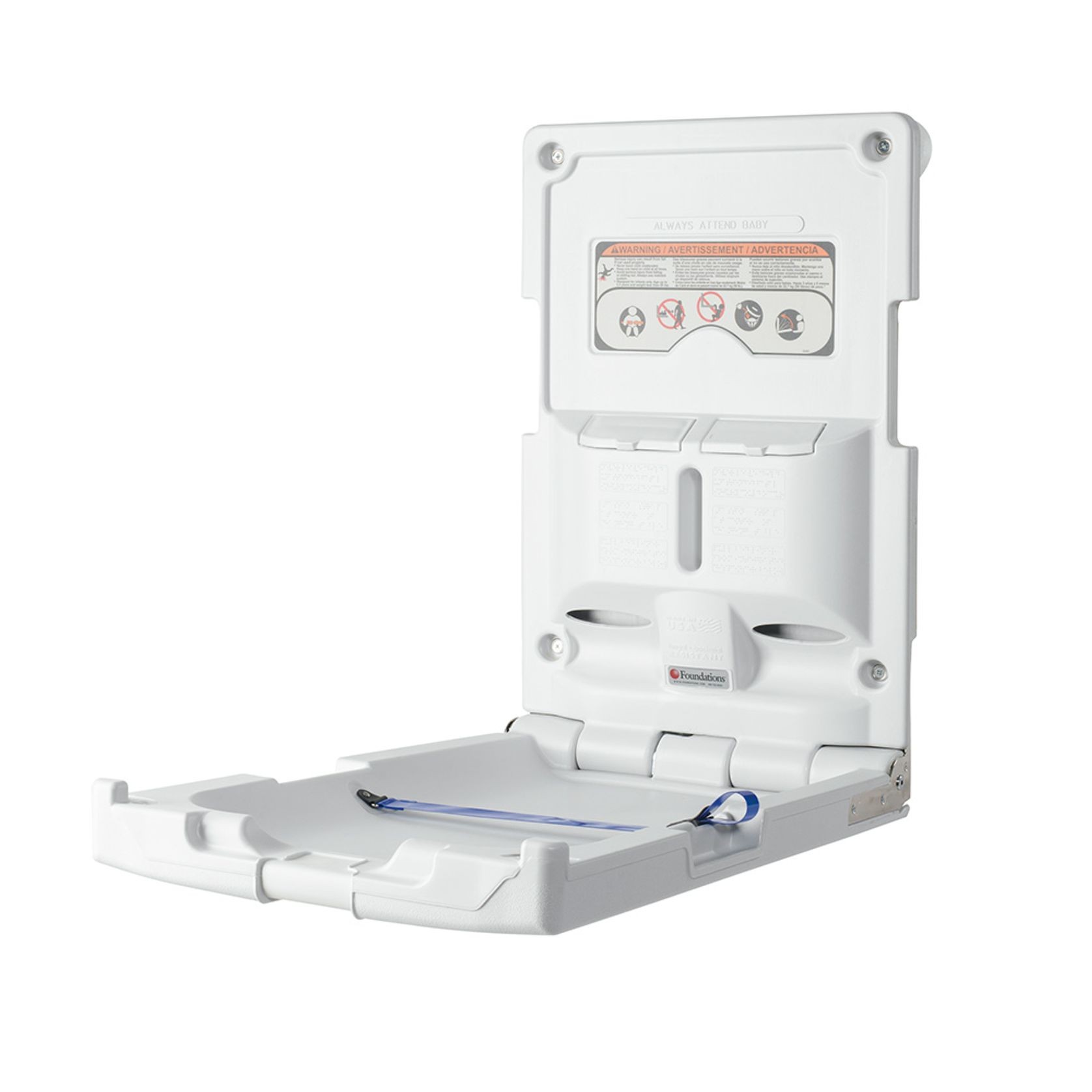 MacDonald Polyethylene Vertical Baby Change Table gallery detail image