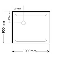 Adjustable Frameless Pivot Square 1000×900 gallery detail image