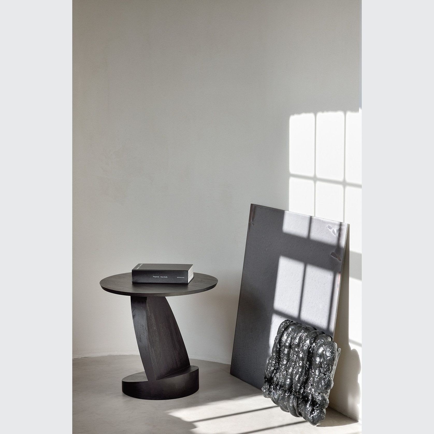 Teak Oblic side table gallery detail image