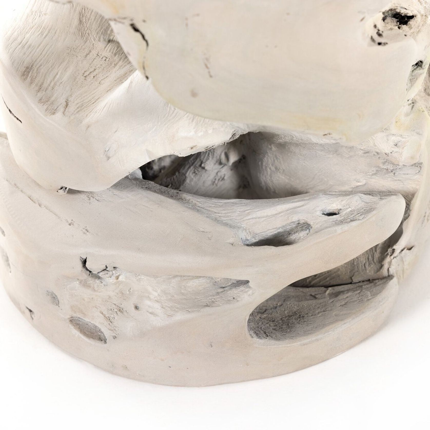 Ivory Teak Accent Table gallery detail image