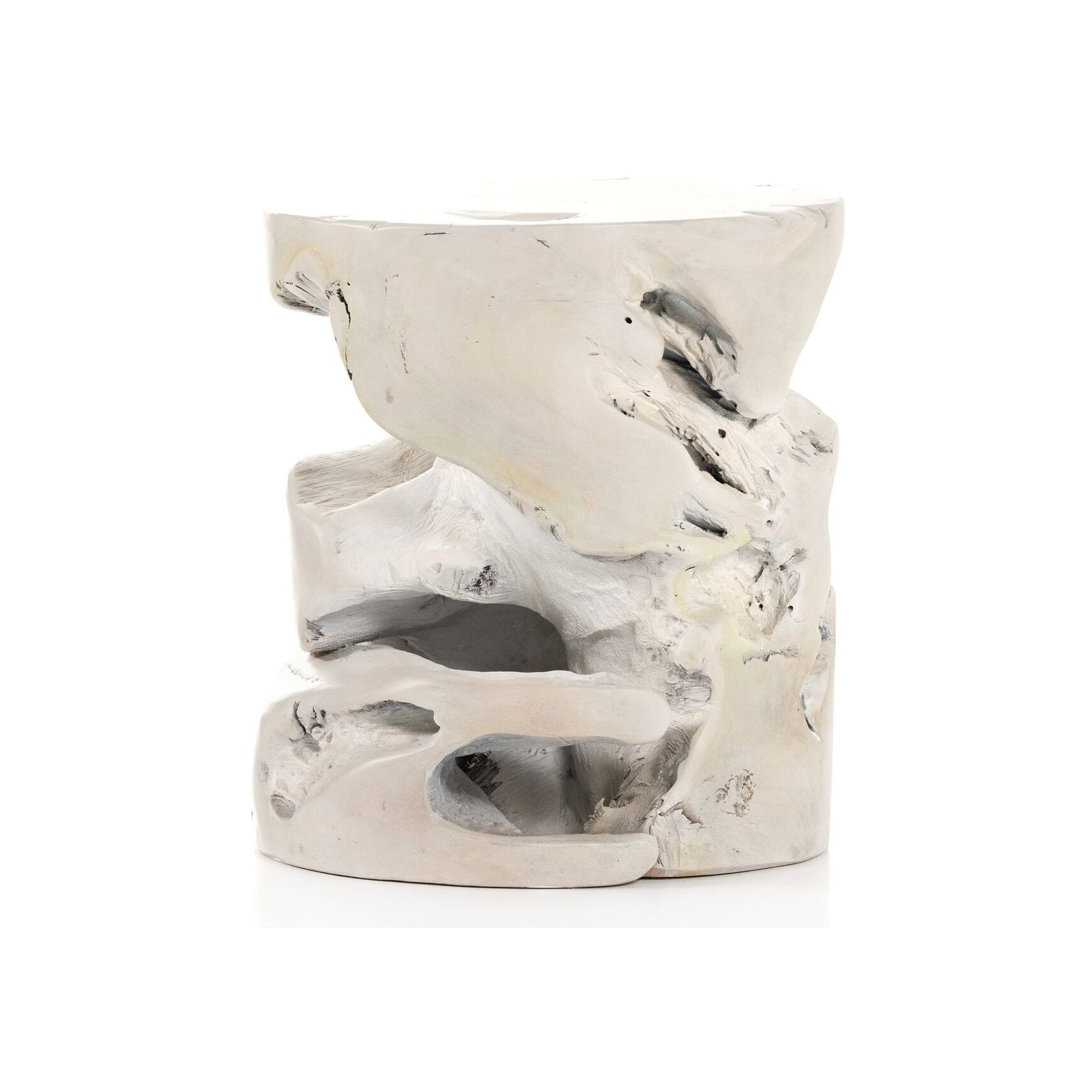 Ivory Teak Accent Table gallery detail image