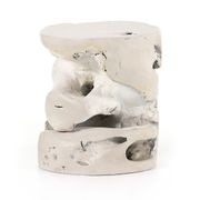 Ivory Teak Accent Table gallery detail image