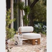 Ivory Teak Accent Table gallery detail image